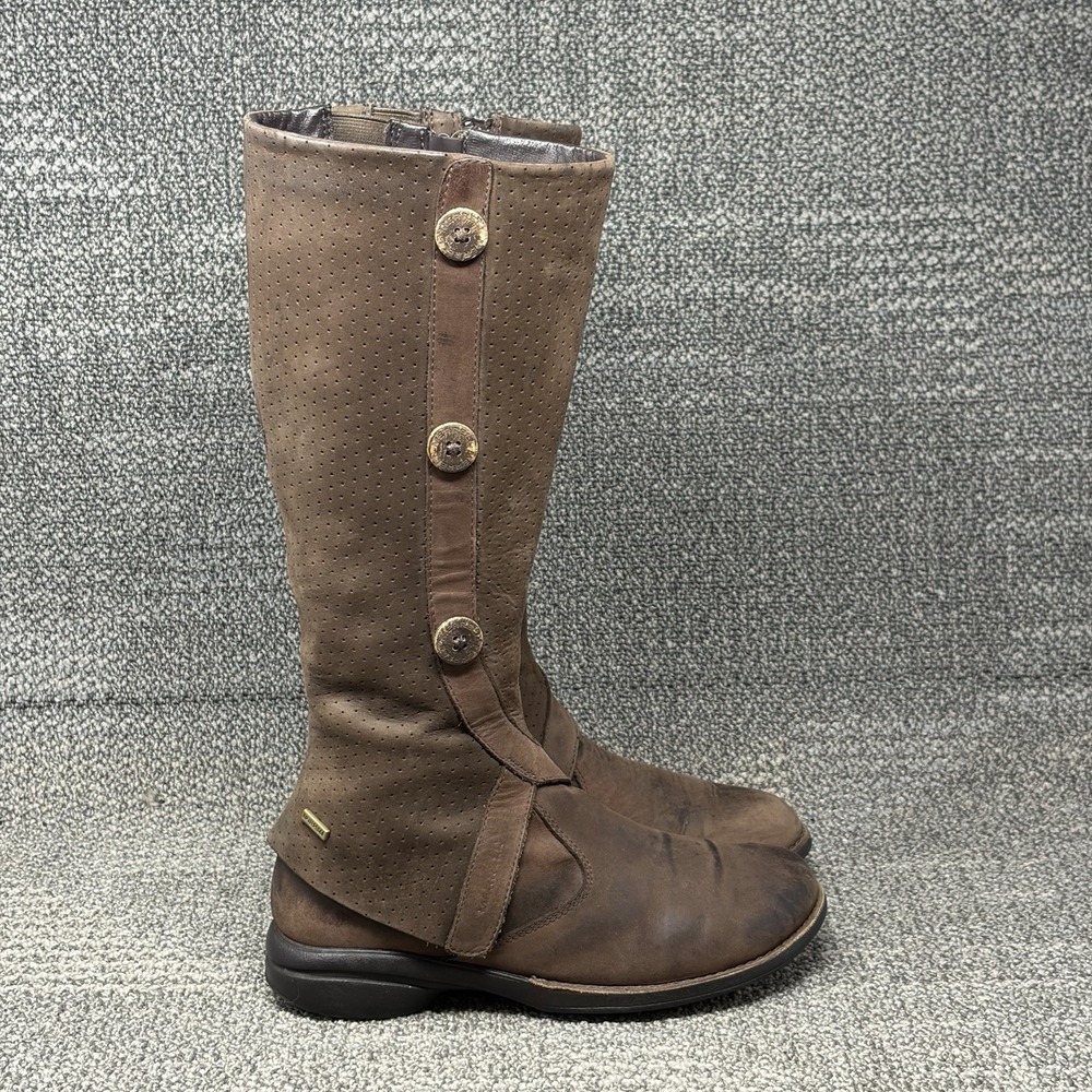 Merrell Captiva Launch Espresso Womens 6 Nubuck Leather Tall Riding Boots J56038